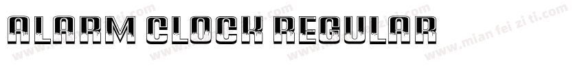 alarm clock regular字体转换